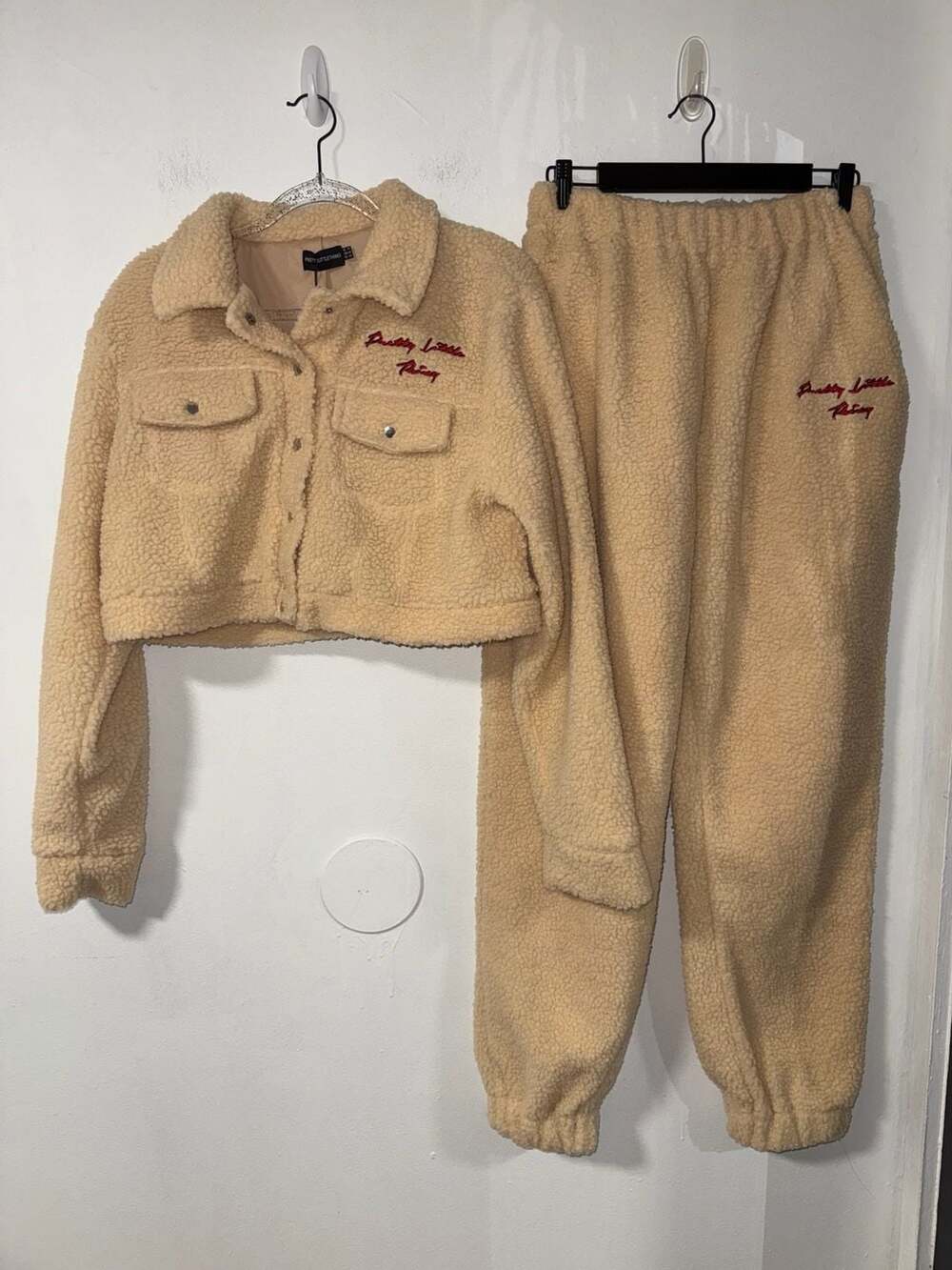 Prettylittlething Sherpa Tracksuit Size 12